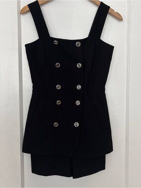 Maje women’s black play suit romper